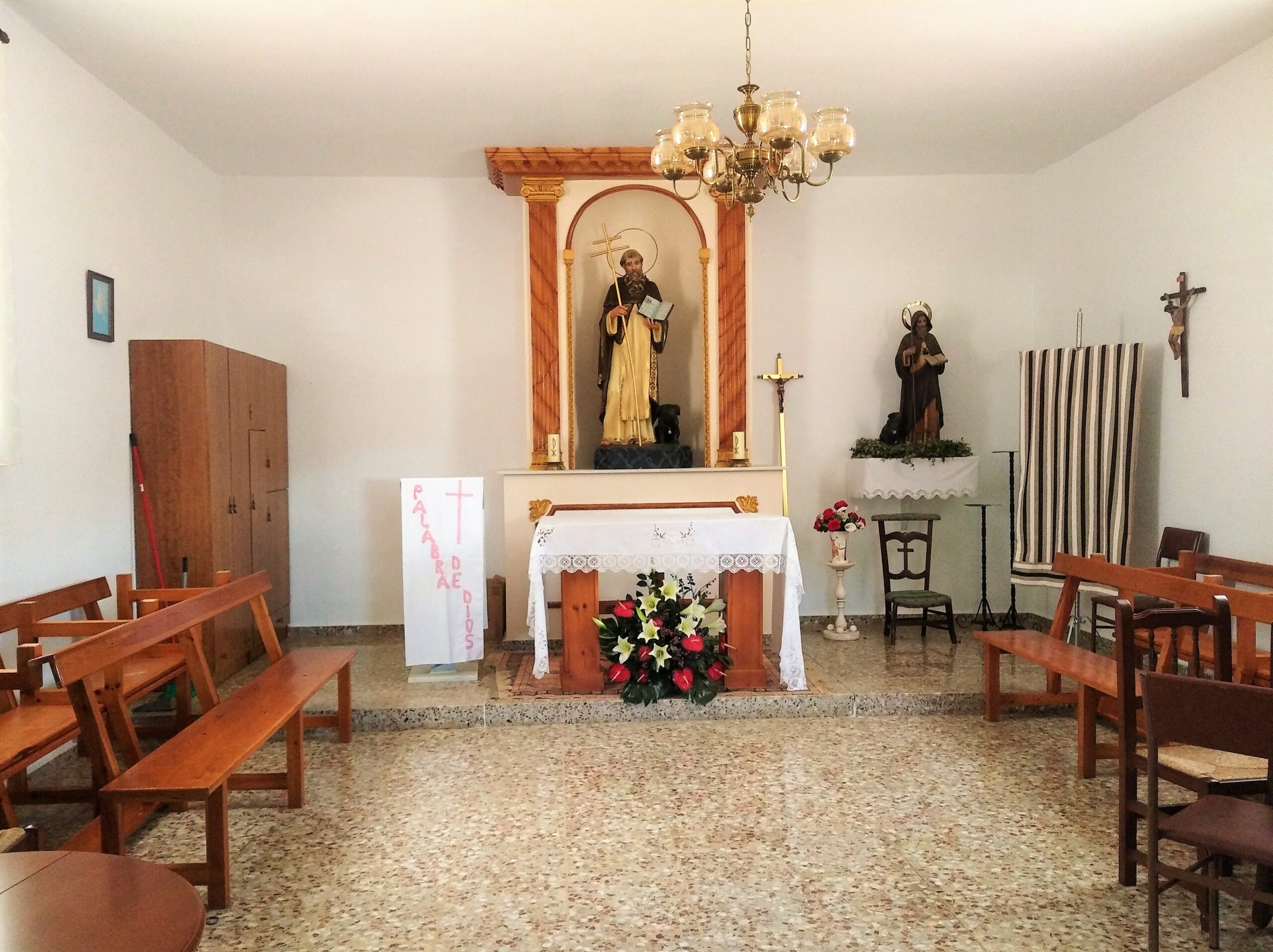 Interior de la Ermita de San Antón